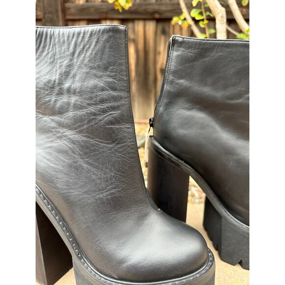 Jeffrey Campbell Mulder Platform Black Boot size 7.5 / 38 - Picture 11 of 15